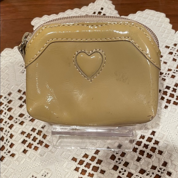 Brighton Accessories - Brighton Small Heart Accent Coin Purse - Cream